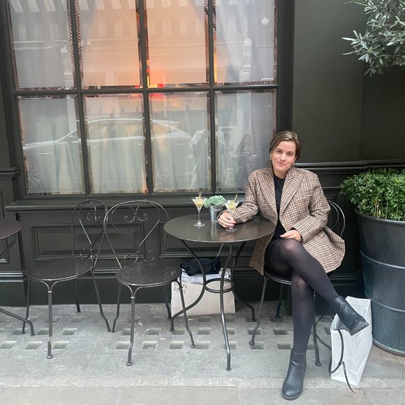 Emin & Paul Brown Check Jacket - Picture 2 of 2